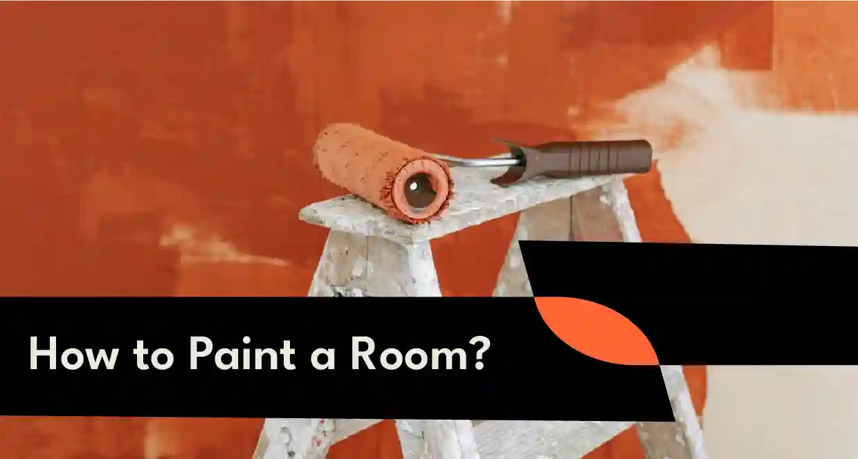 Homeowner painting an interior room with a roller for a smooth, even finish.